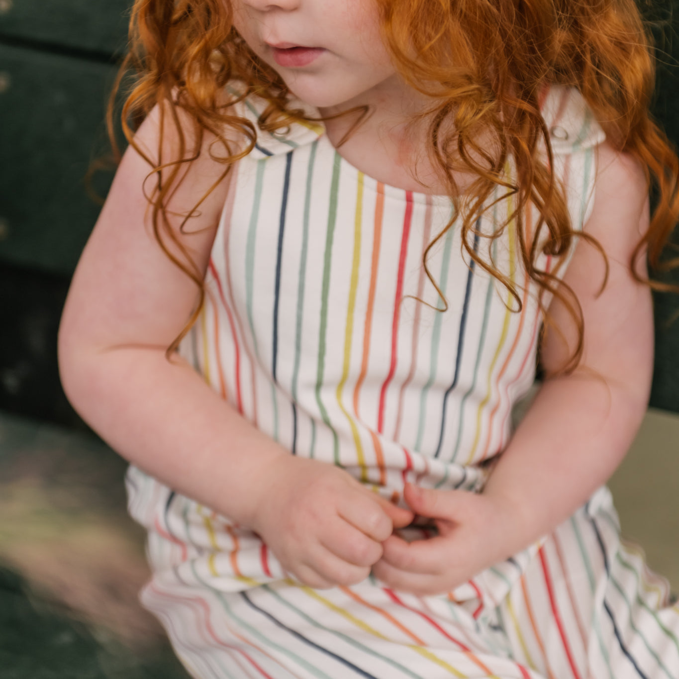 overall stripes away rainbow