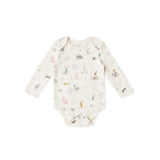 lap shoulder one piece forest fable in multi pattern