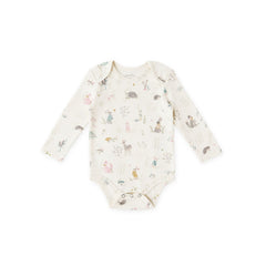 lap shoulder one piece forest fable in multi pattern