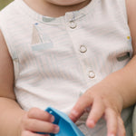 kids sleeveless one piece set sail