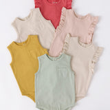 garment dye flutter one piece sand pehr