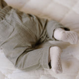 crew socks with grips 3 pack natural