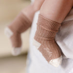 crew socks with grips 3 pack blossom