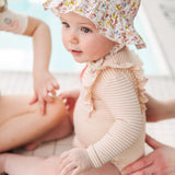 ruffle bucket hat floret