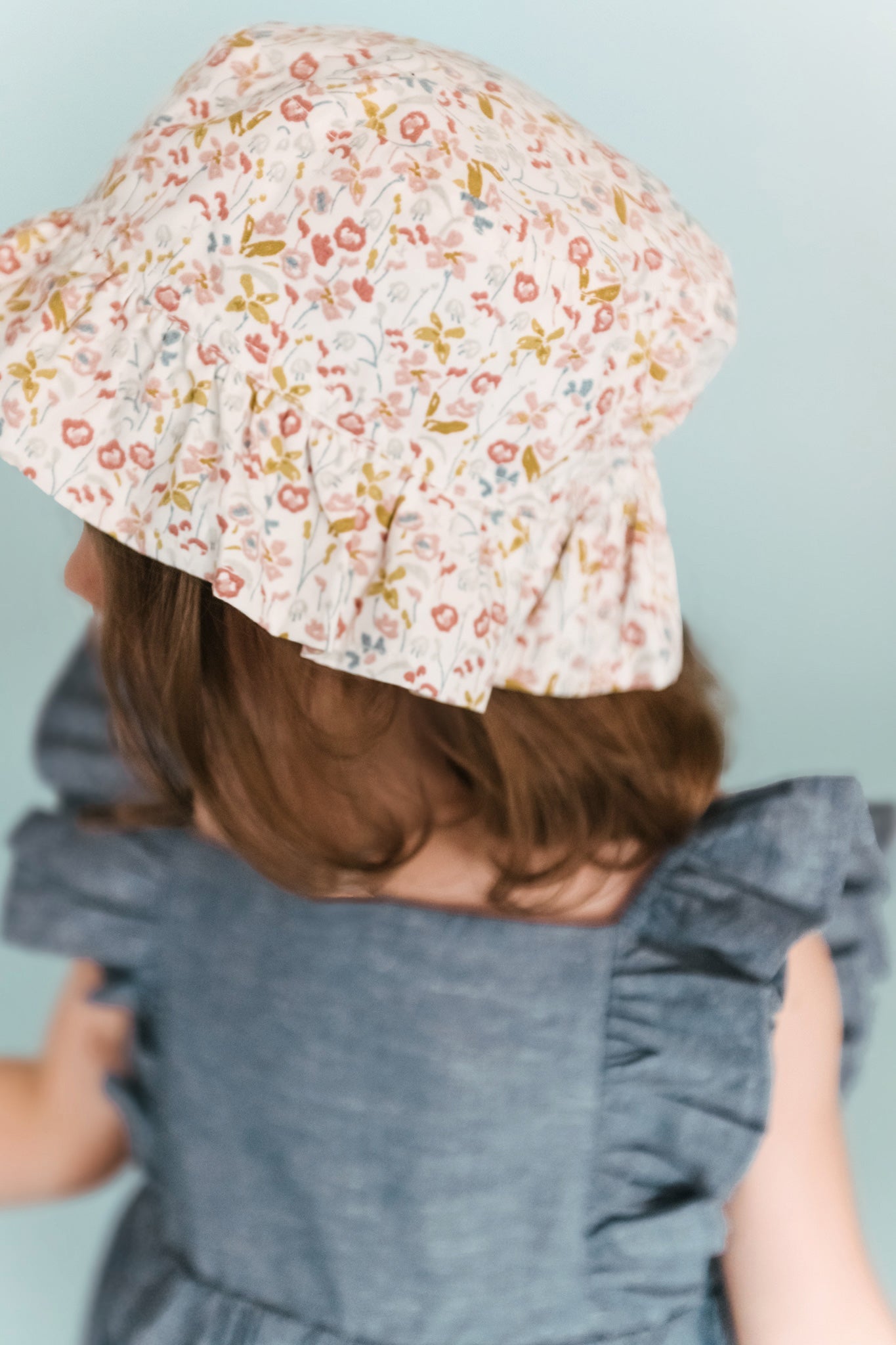 ruffle bucket hat floret