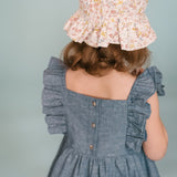 ruffle bucket hat floret