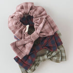 hair bow sage/light sage