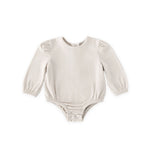 essentials puff sleeve one piece natural in neutrals pattern