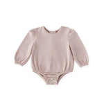 essentials puff sleeve one piece pale pink in pinks pattern