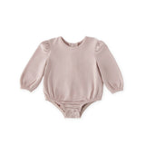 essentials puff sleeve one piece pale pink in pinks pattern