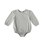 essentials puff sleeve one piece soft sea in blues pattern