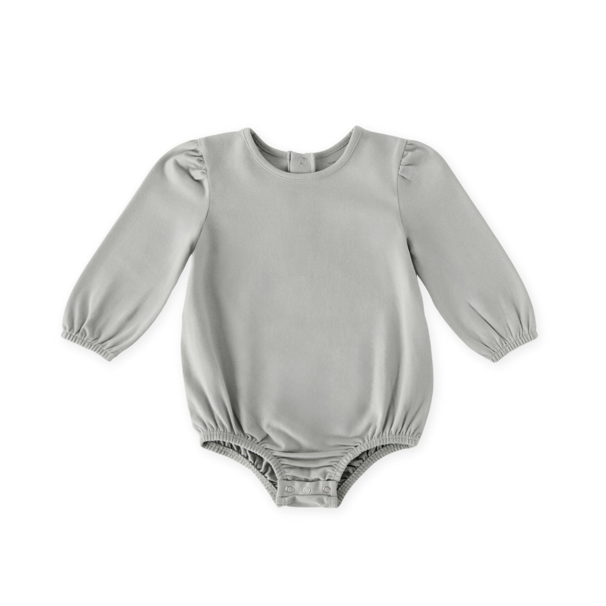 essentials puff sleeve one piece soft sea in blues pattern