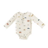 henley one piece rush hour in multi pattern
