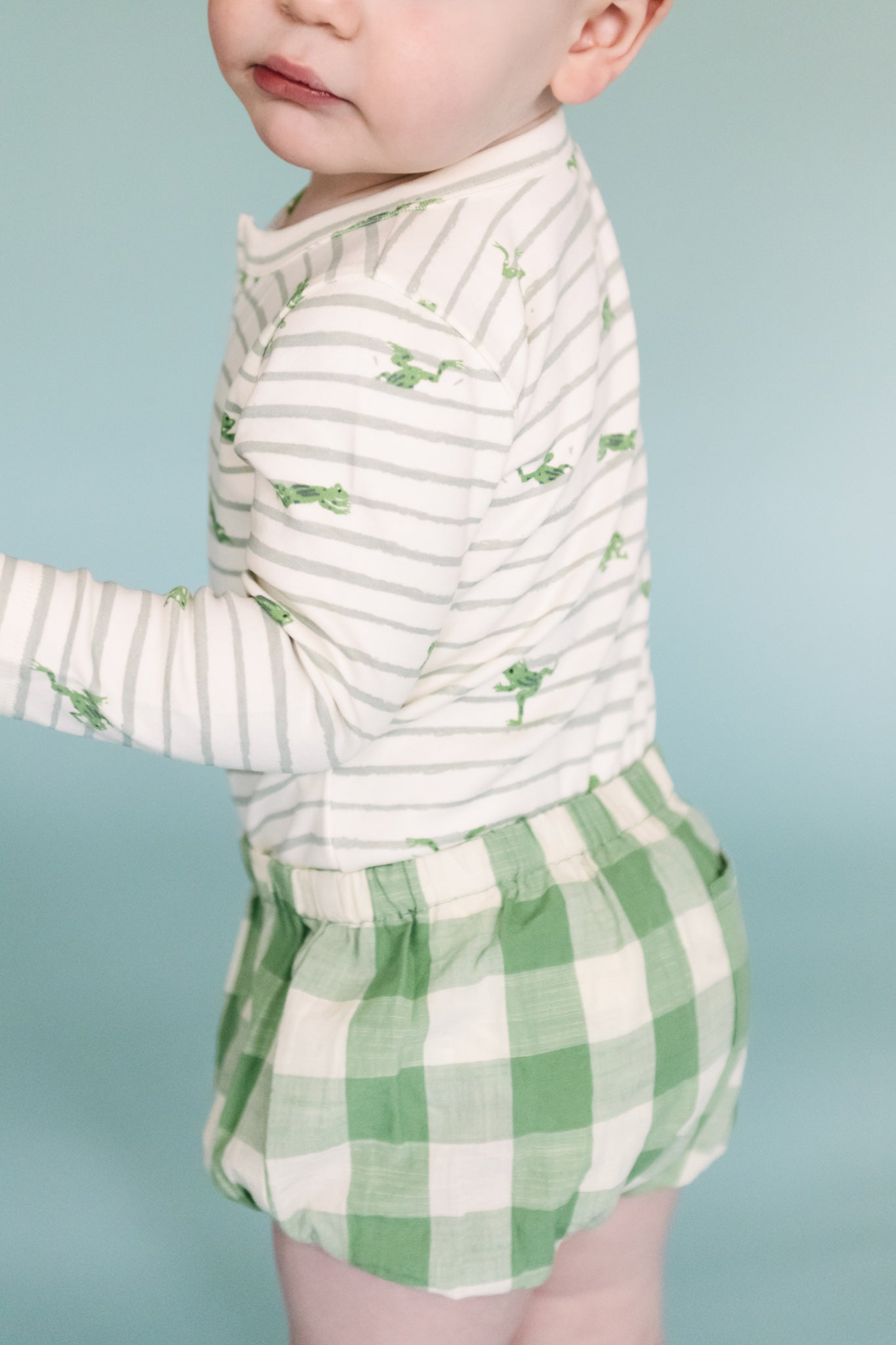 henley one piece leap frog
