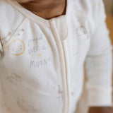 baby ribbed baby sleeper over the moon