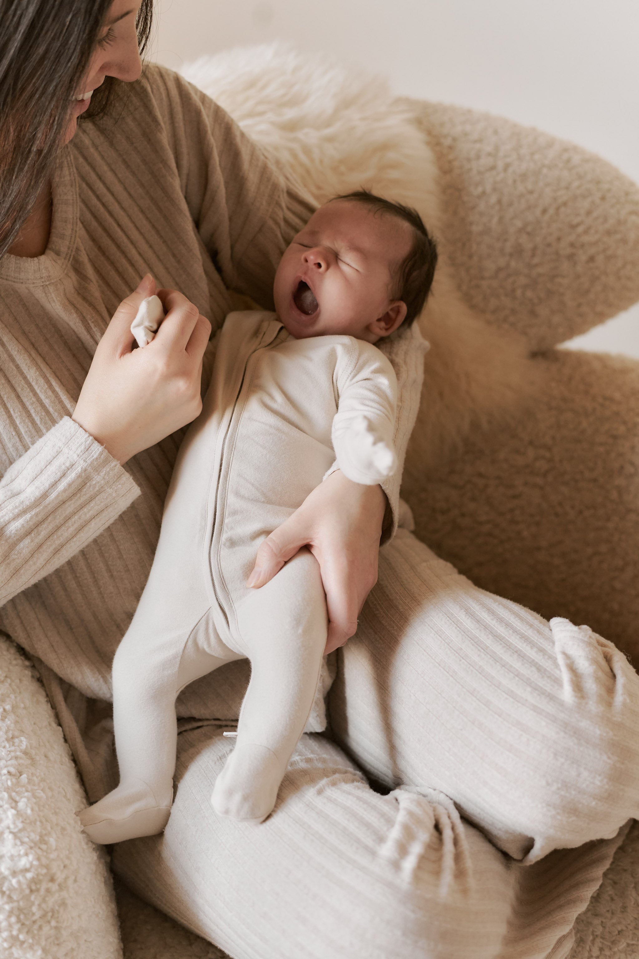 baby essentials baby sleeper natural