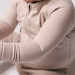 baby essentials baby sleeper pale pink