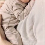 baby essentials baby sleeper pale pink