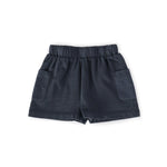 garment dye short ink blue in blues pattern