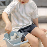 garment dye short ink blue