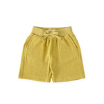 classic terry board short citrus in yellows pattern