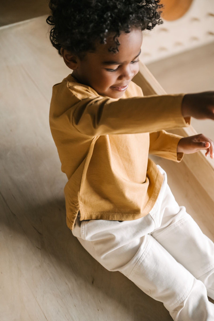 toddler vintage twill toddler utility jogger natural