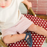 seersucker shorts anchor red