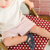 seersucker shorts anchor red