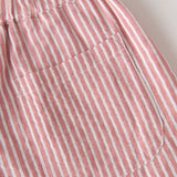 seersucker shorts anchor red