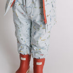 park splash pant crawling critters blue
