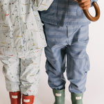 park splash pant crawling critters blue