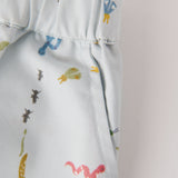 park splash pant crawling critters blue
