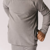 kids essentials top charcoal