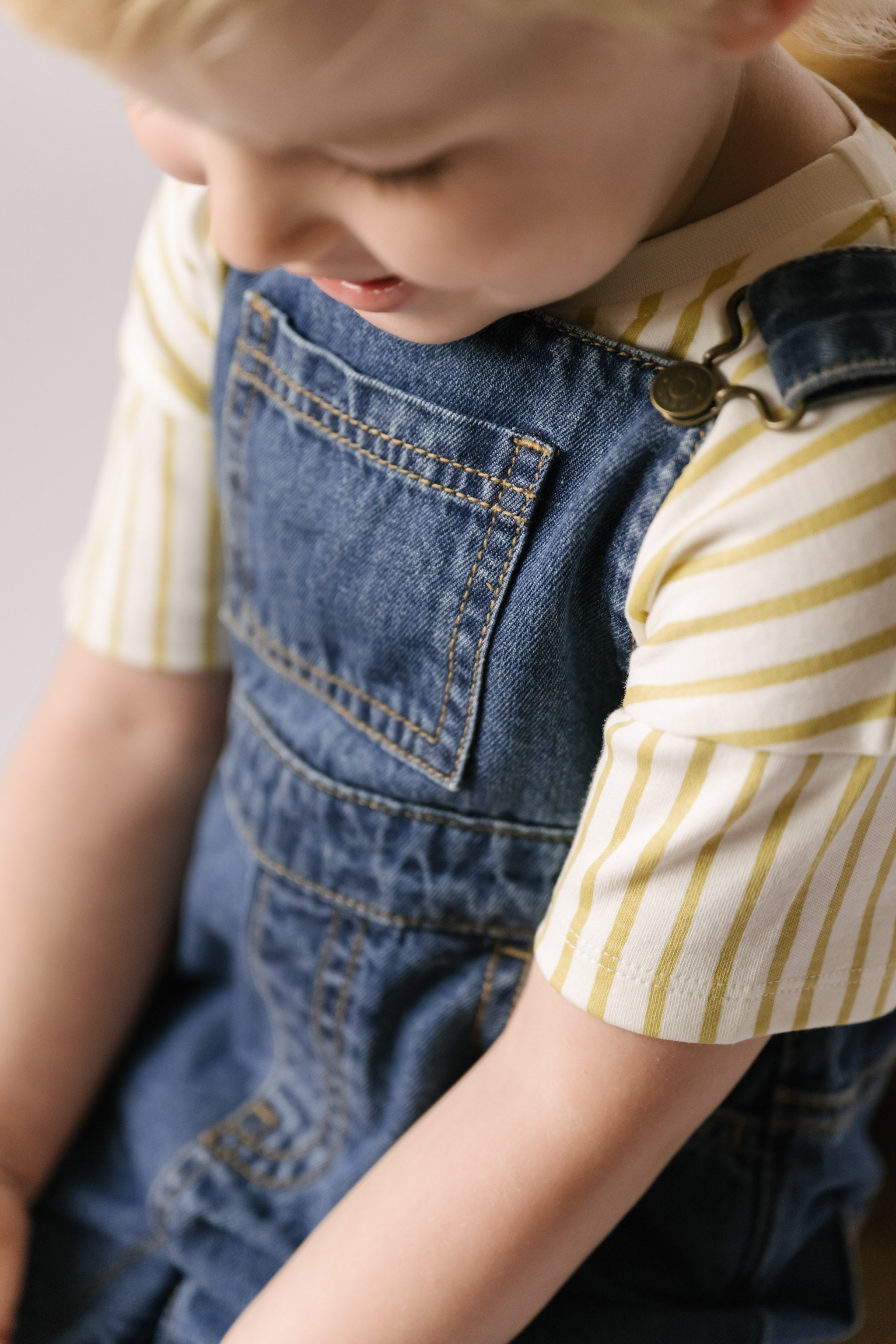 dropped shoulder short sleeve t shirt stripes away marigold