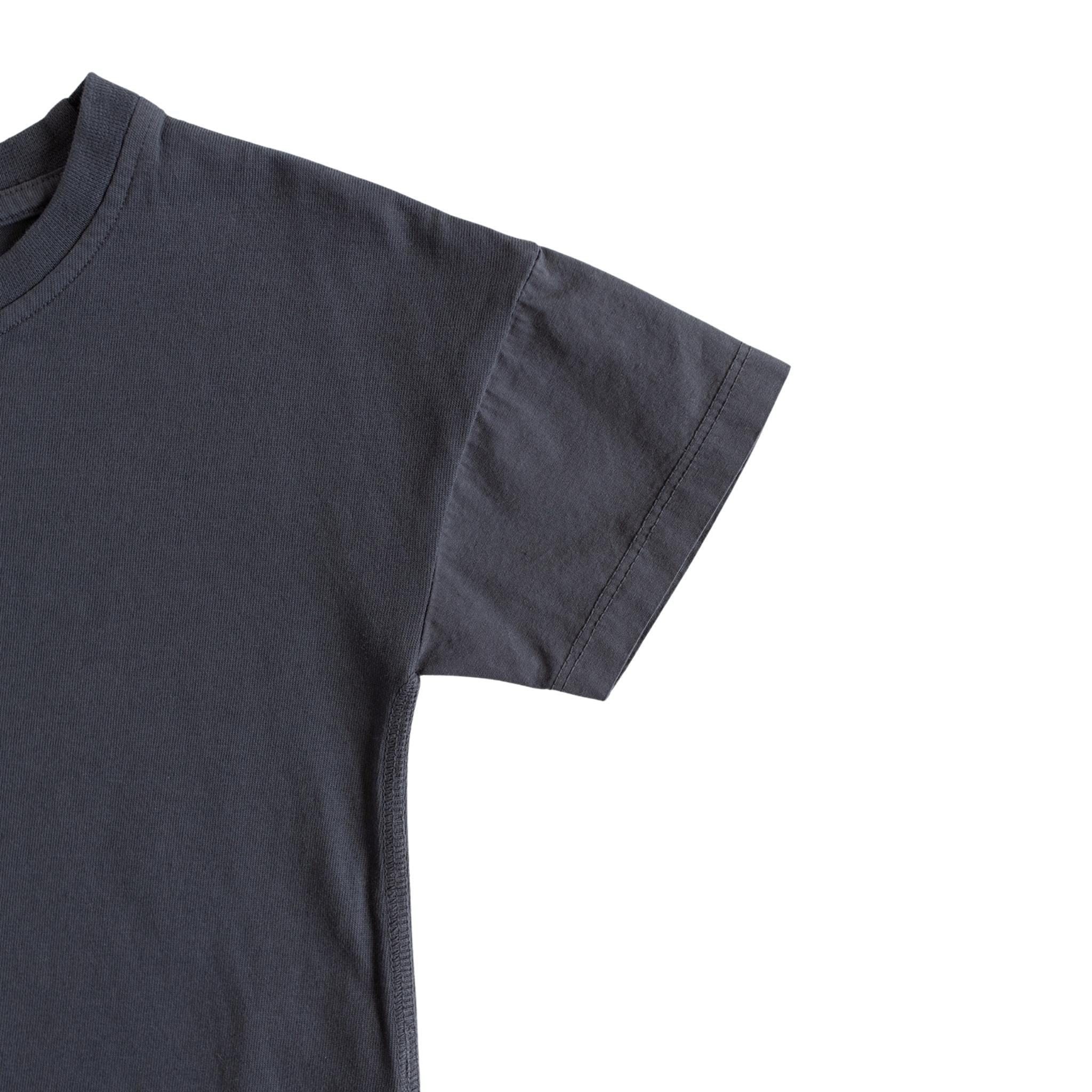 garment dye t shirt ink blue