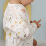 kids dropped shoulder long sleeve top into the wild