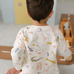 kids dropped shoulder long sleeve top into the wild
