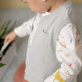 kids dropped shoulder long sleeve top into the wild