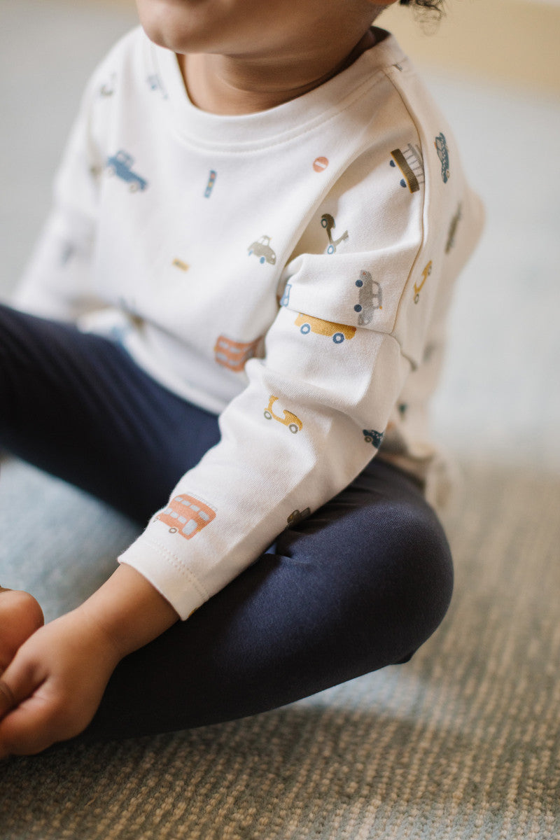 kids dropped shoulder long sleeve top rush hour