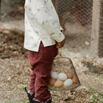 kids dropped shoulder long sleeve top field work