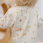 kids dropped shoulder long sleeve top explore the world