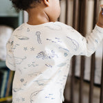 kids dropped shoulder long sleeve top life aquatic