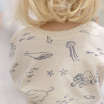 kids dropped shoulder long sleeve top life aquatic