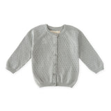 pointelle knit sweater soft sea in blues pattern