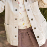 toddler vintage twill toddler chore jacket natural