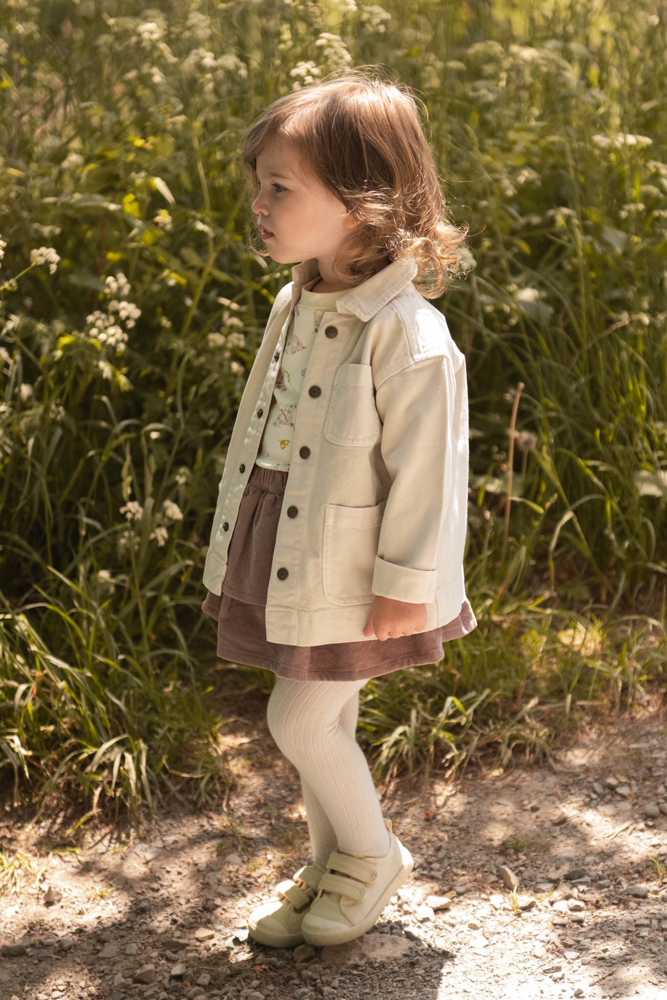 toddler vintage twill toddler chore jacket natural