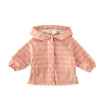 kids park jacket pink sky in pinks pattern