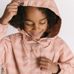 kids park jacket pink sky
