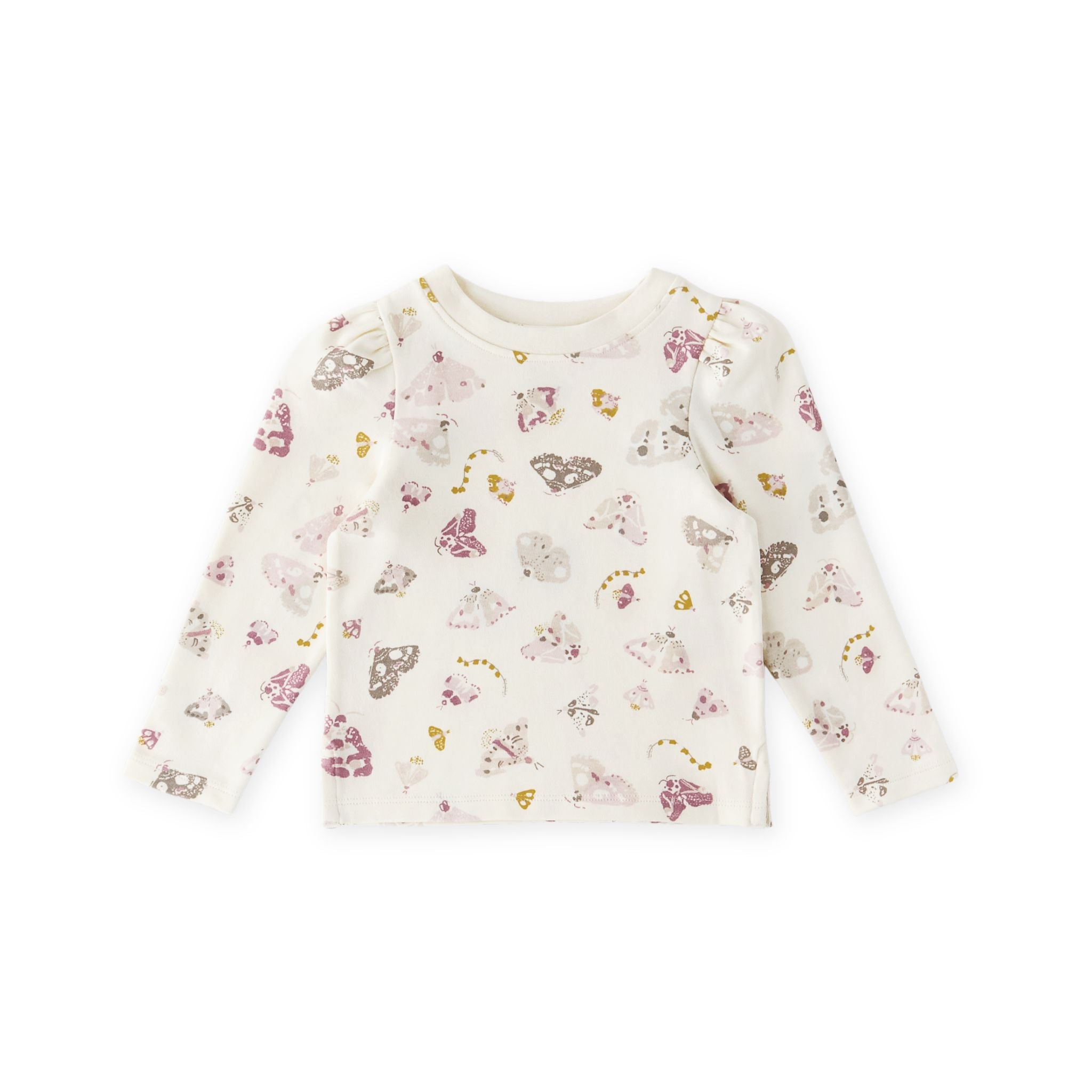 kids daydreamer long sleeve top in pinks pattern