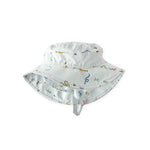 bucket hat crawling critters blue in blues pattern